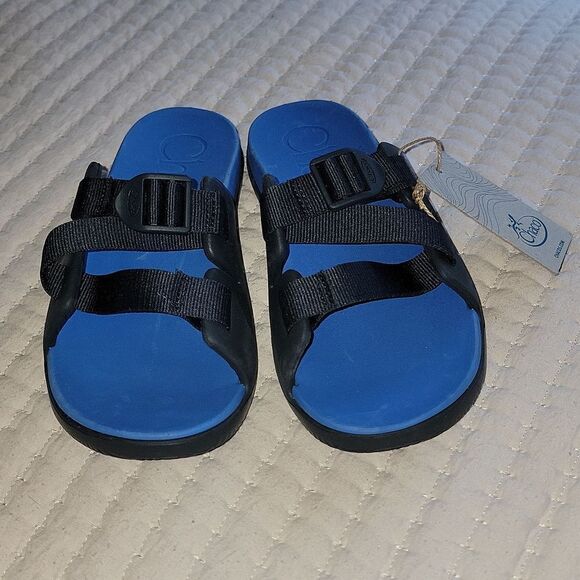 NWT Chaco K's Chillos Youth Active Blue Adjustable Strap Sandals Size 5 - Picture 9 of 9